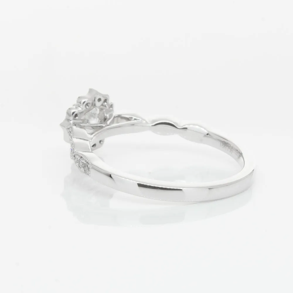 18ct White Gold .30ct Diamond Paramount Ring