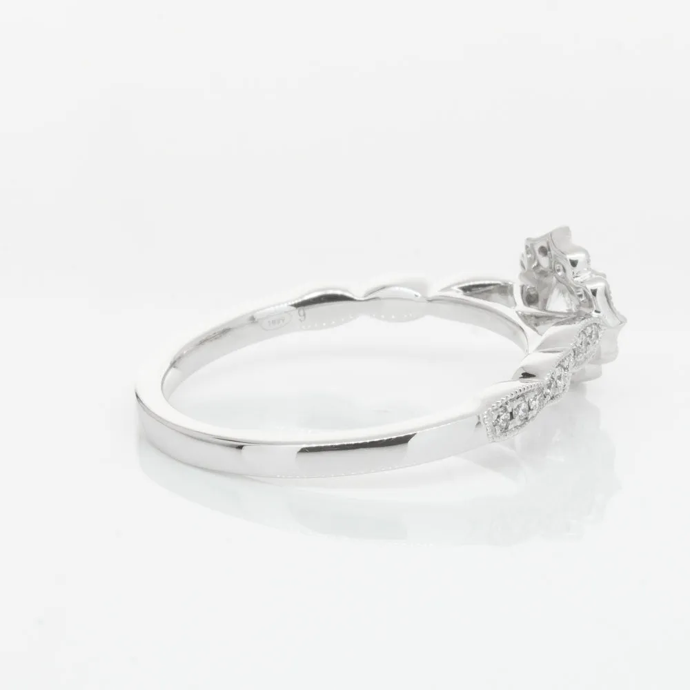 18ct White Gold .30ct Diamond Paramount Ring