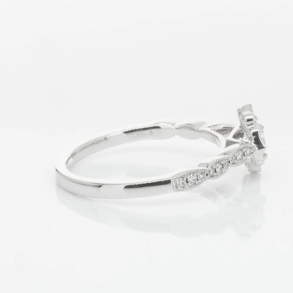 18ct White Gold .30ct Diamond Paramount Ring