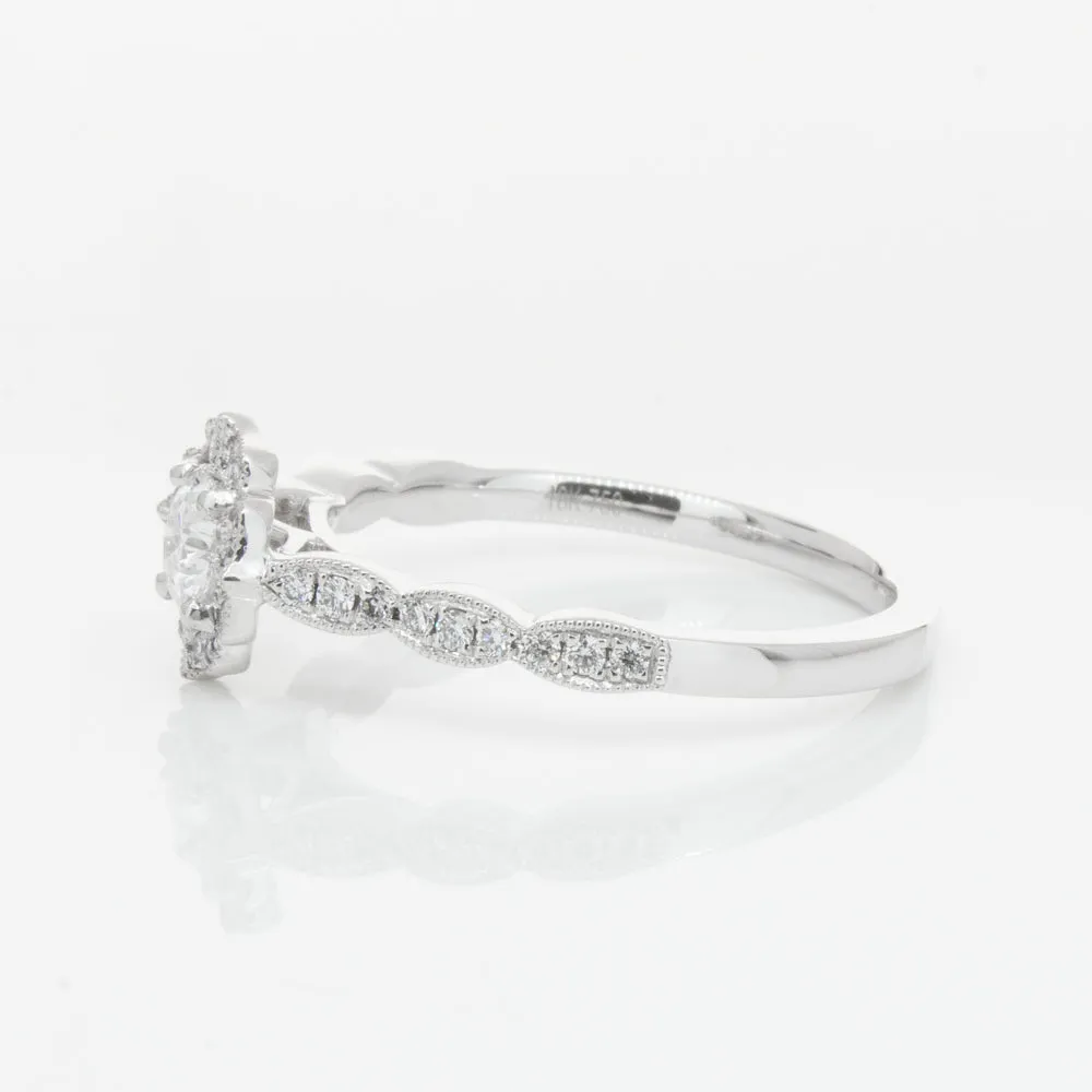 18ct White Gold .30ct Diamond Paramount Ring