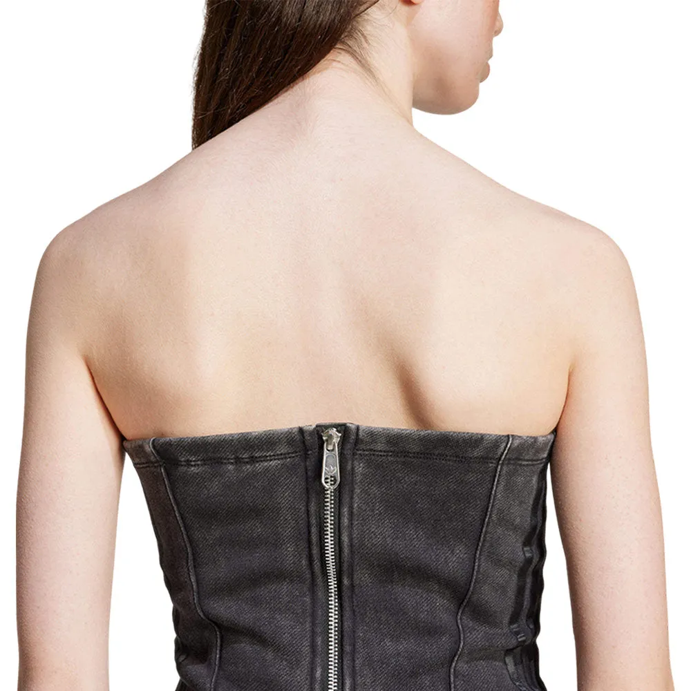 ADIDAS ORIGINALS WASHED-OUT CORSET TOP