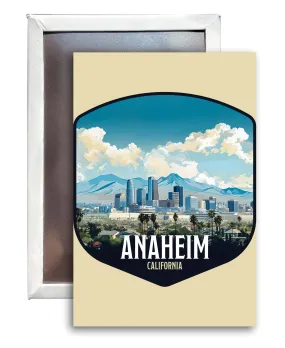 Anaheim California Design A Souvenir Refrigerator Magnet 2.5X3.5