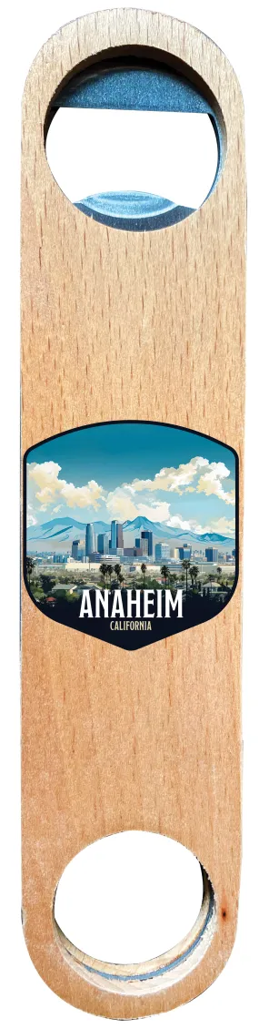 Anaheim California Design A Souvenir Wooden Bottle Opener