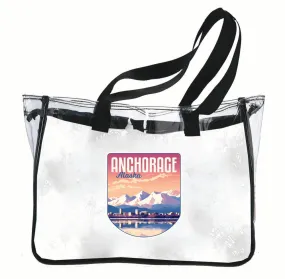 Anchorage Alaska Aesthetic Cityscape Design Souvenir Clear Tote Bag