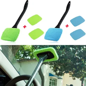 Auto Microfiber Window Brush Cleaning Kit