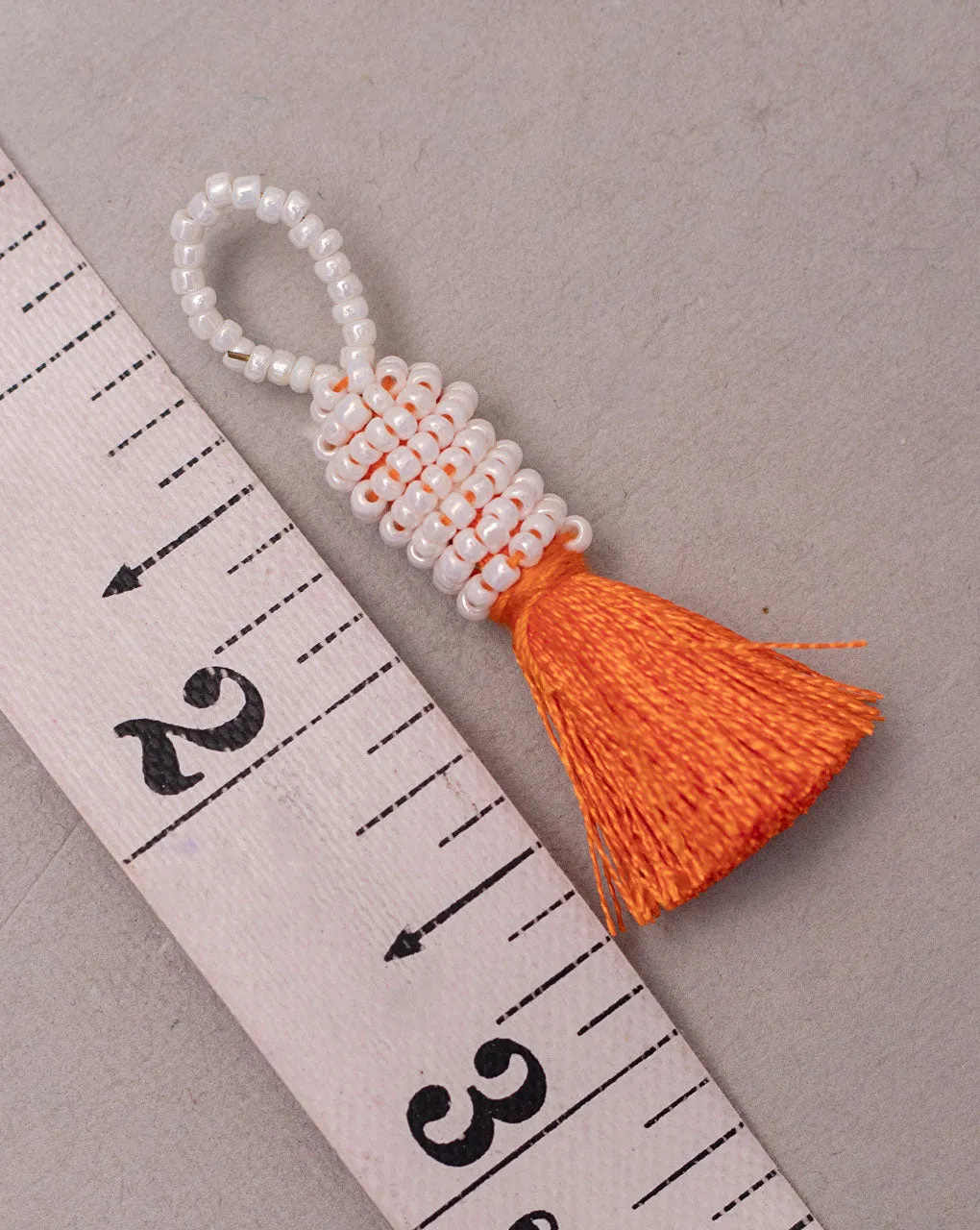 Beaded Jhumka Handmade Tassel