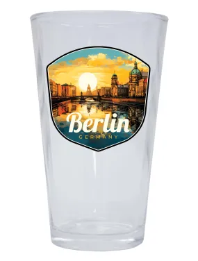 Berlin Germany Design C Souvenir 16 oz Pint Glass