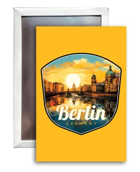 Berlin Germany Design C Souvenir Refrigerator Magnet 2.5X3.5