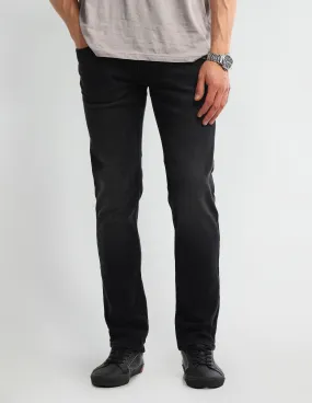 Brandon Slim Tapered Black Jeans