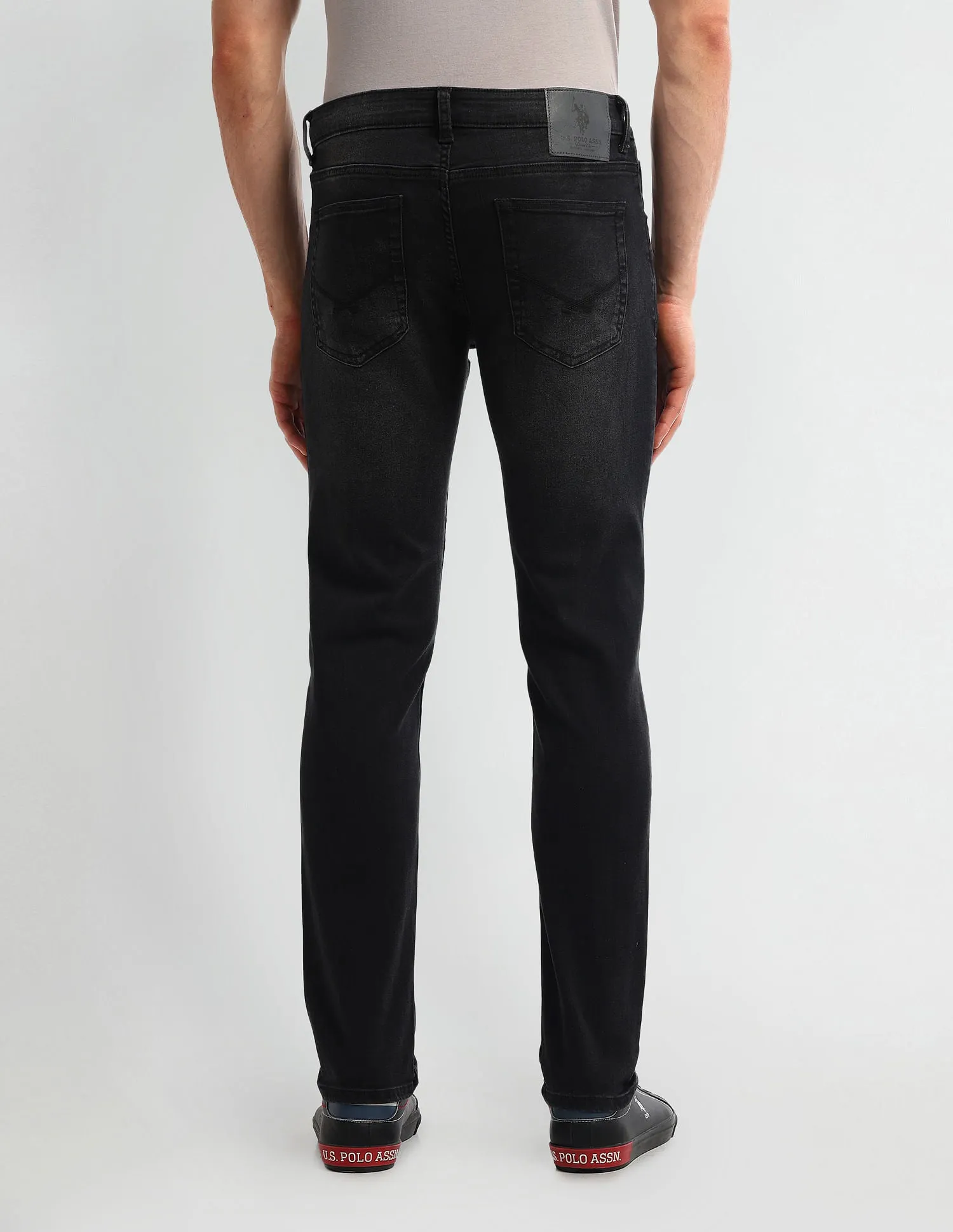 Brandon Slim Tapered Black Jeans