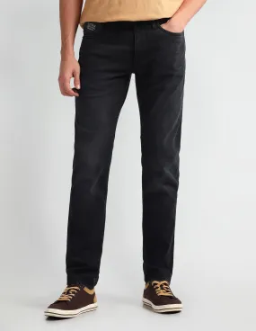 Brandon Slim Tapered Fit Black Jeans