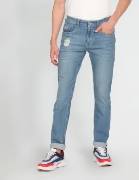 Brandon Slim Tapered Fit Whiskered Jeans