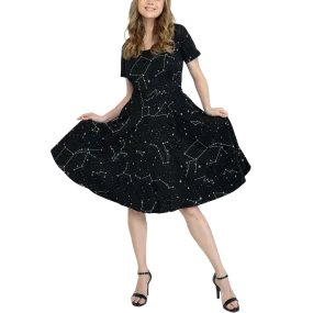 Constellations Glow-in-the-dark Twirl Dress