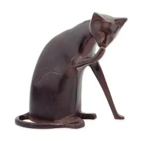 Coy Cat Garden Statue - Achla Designs