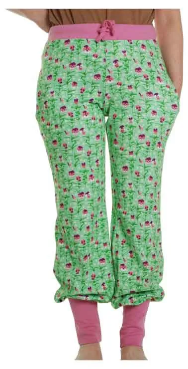 DUNS Adult Baggy Pants - Viola Spring Bouquet