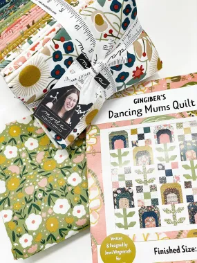 Gingiber-Dancing Mums Quilt Kit