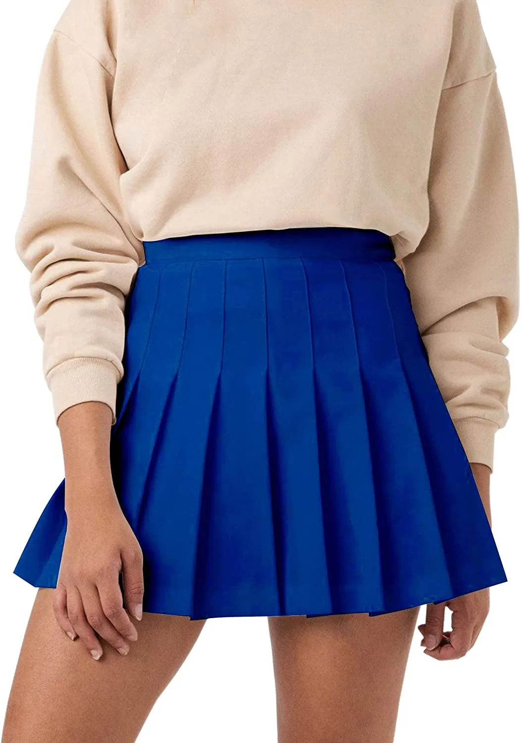 High Waisted Pleated Tennis Skirt