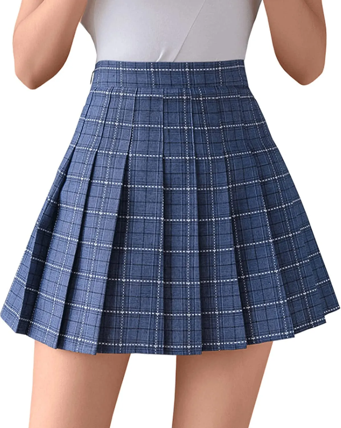 High Waisted Pleated Tennis Skirt