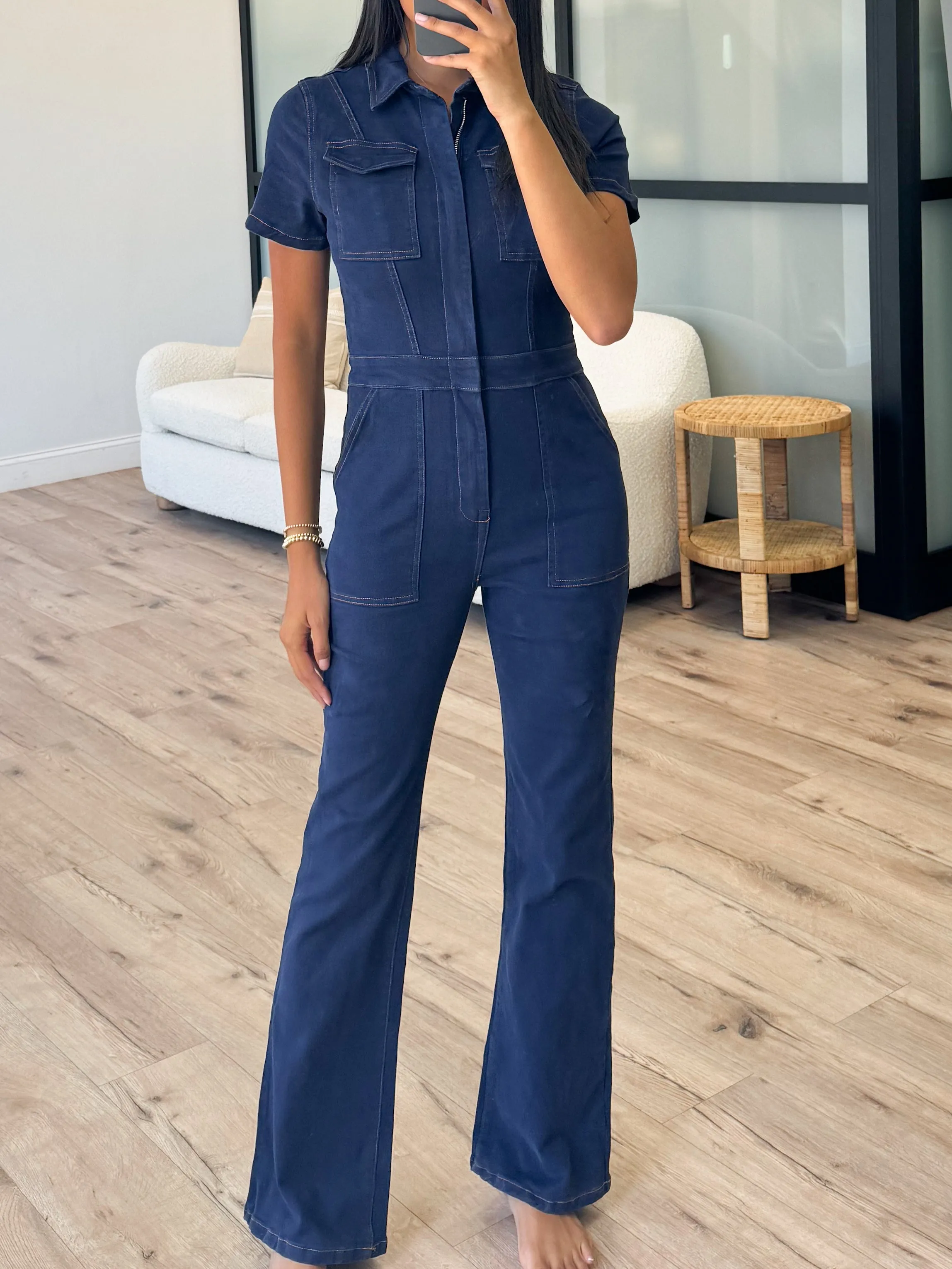 Jessi Coverall | Navy | FINAL SALE