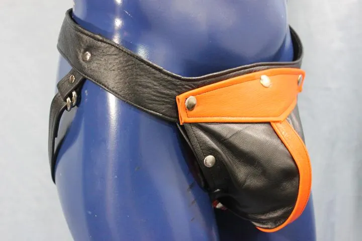 Jockstrap with Interchangeable Codpiece (Colored Highlights)