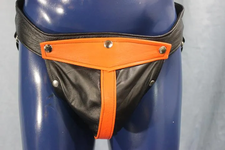 Jockstrap with Interchangeable Codpiece (Colored Highlights)