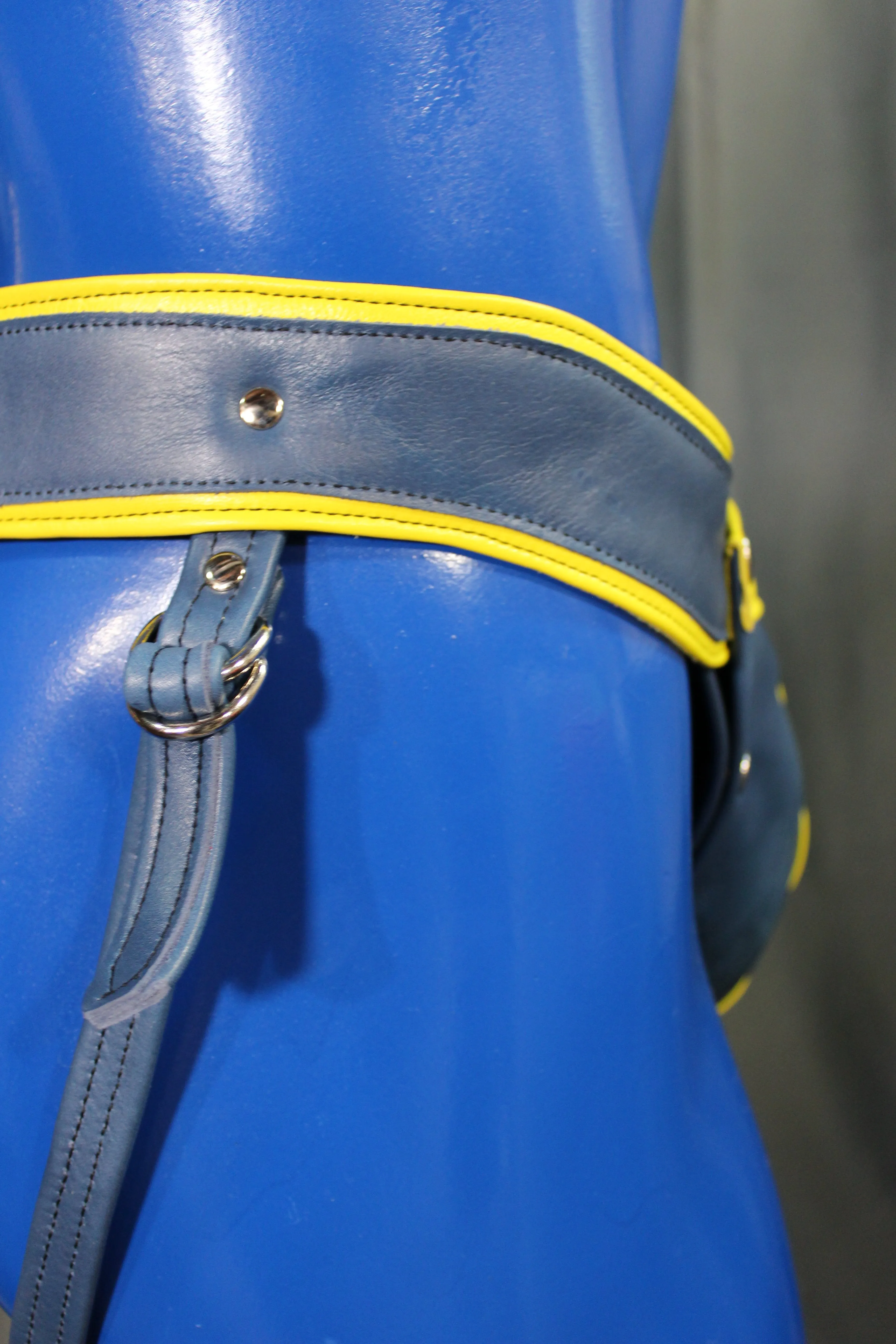 Jockstrap with Interchangeable Codpiece (Full Colored Leather)