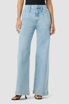 Jodie Seamed Front Yoke Wide Leg Jean