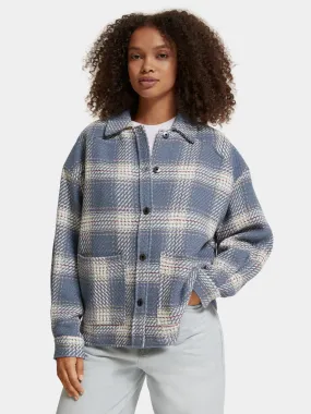 Lightweight checked overshirt