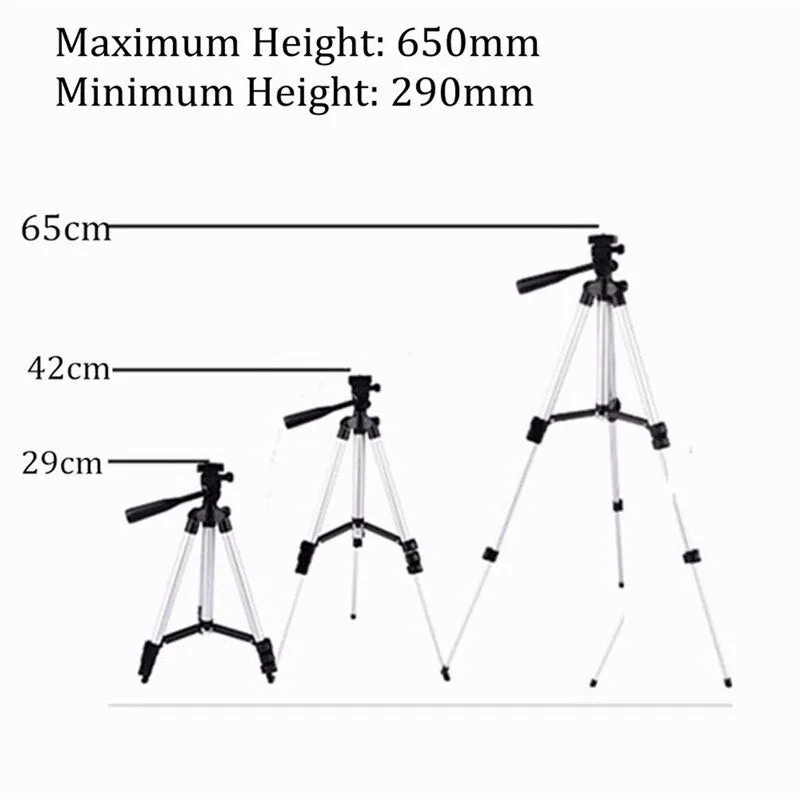 Lightweight Tripod for Camera or Phone