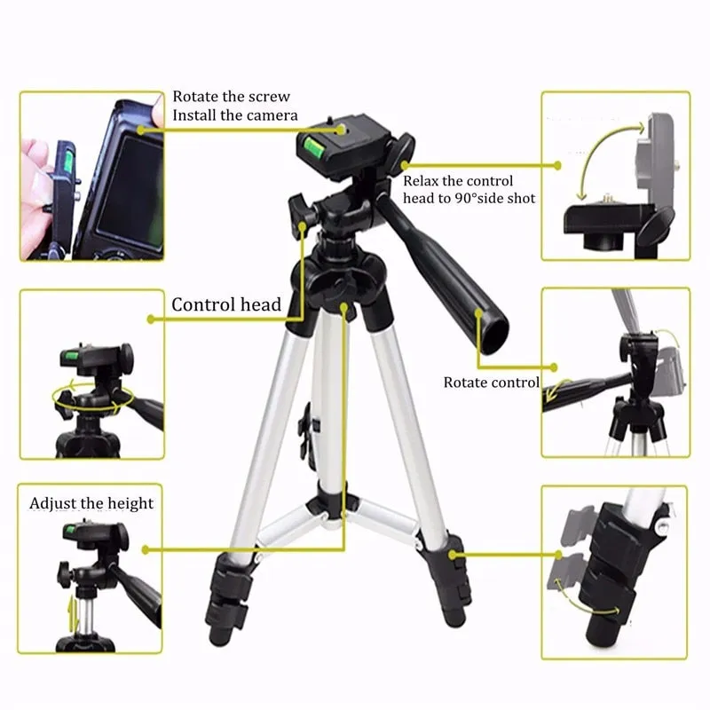 Lightweight Tripod for Camera or Phone