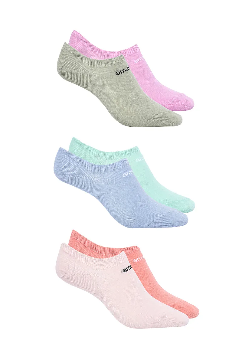 Low Cut Socks (Pack of 6) - Multicolor