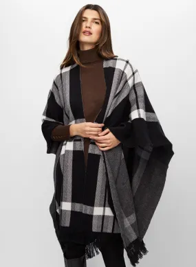 Plaid Print Shawl