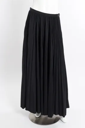 Pleated Maxi Skirt