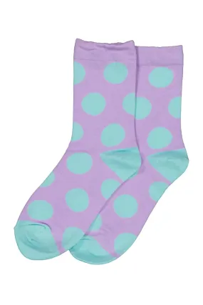 Polka Chic Socks Lavender