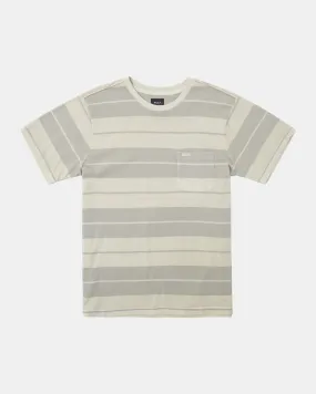 PTC Stripe Tee - Silver Bleach