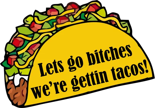 "We're Getting Tacos" Sticker