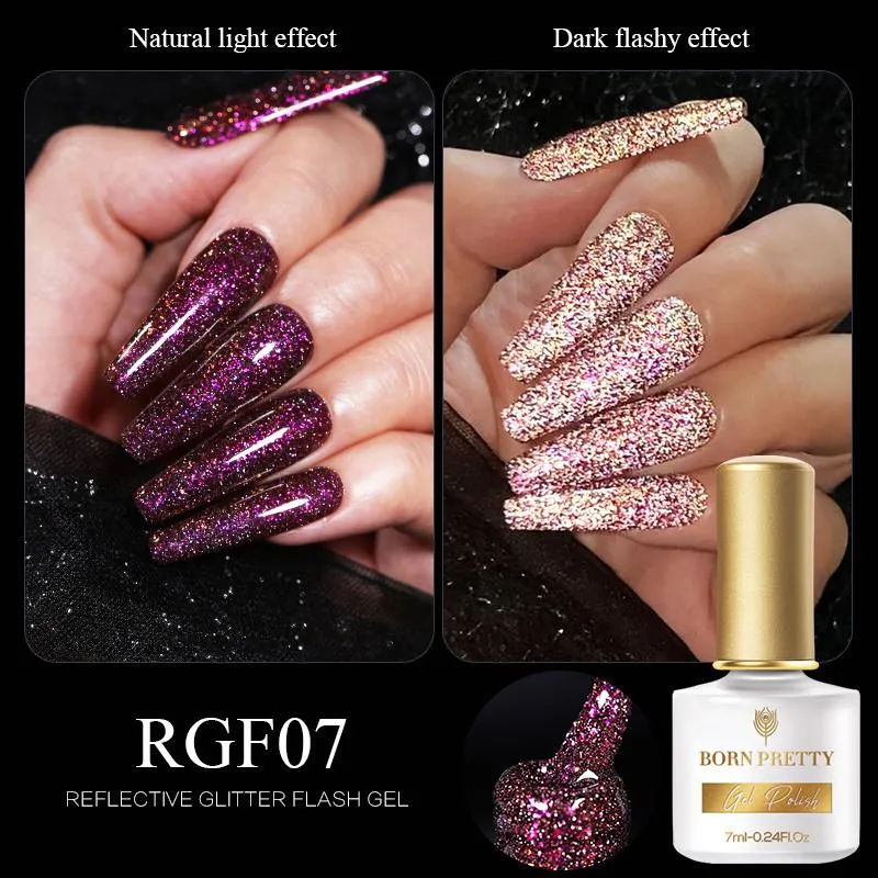 Reflective Glitter Flash Gel Polish Born Pretty