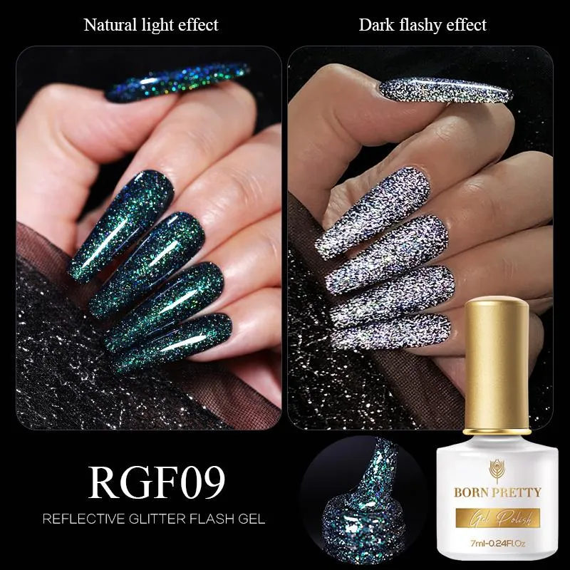 Reflective Glitter Flash Gel Polish Born Pretty