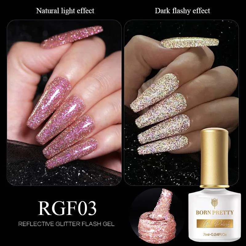 Reflective Glitter Flash Gel Polish Born Pretty