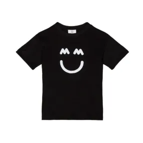 short sleeve happy tee | black