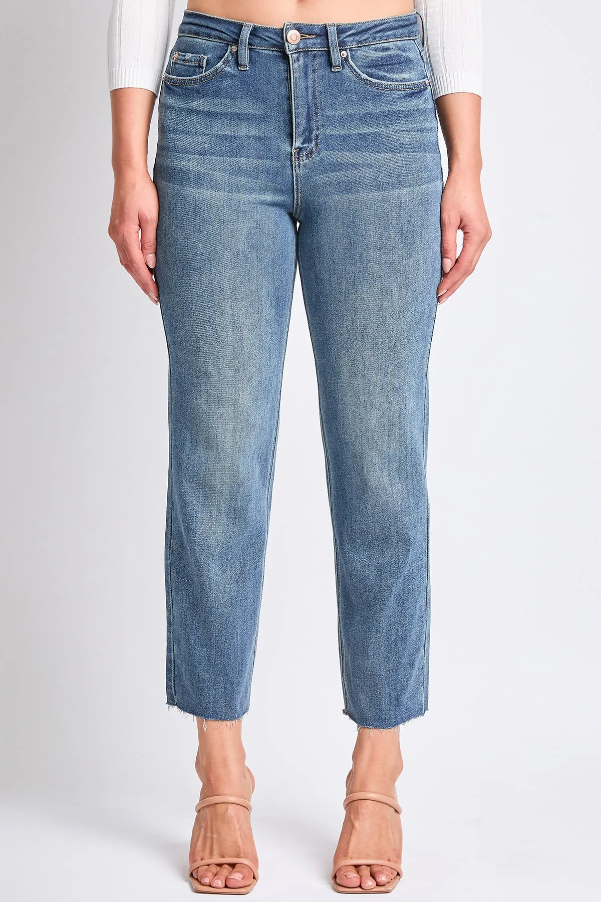 Women's Cropped Straight Leg Jeans