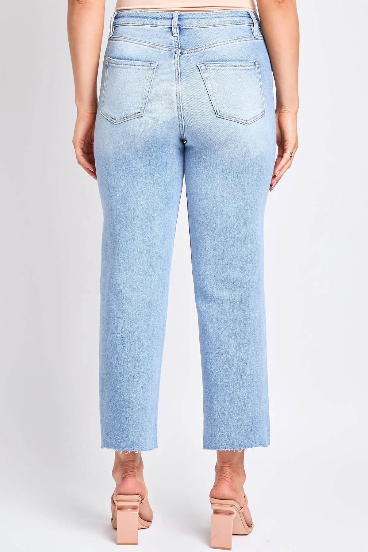 Women's Cropped Straight Leg Jeans