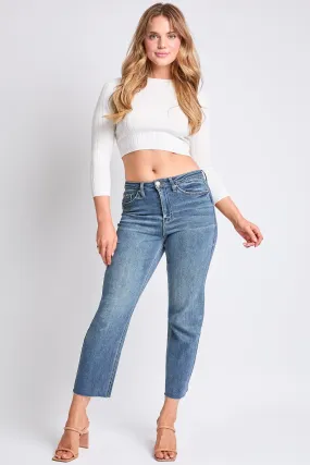 Women's Cropped Straight Leg Jeans